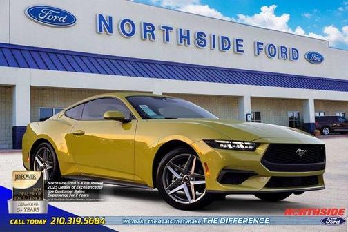 Intense Blue 2025 Ford Mustang EcoBoost Coupe