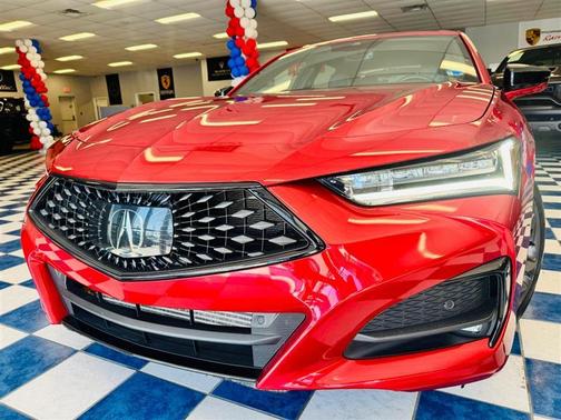 Red 2022 Acura TLX A-Spec