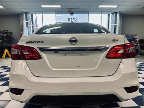 White 2018 Nissan Sentra SV