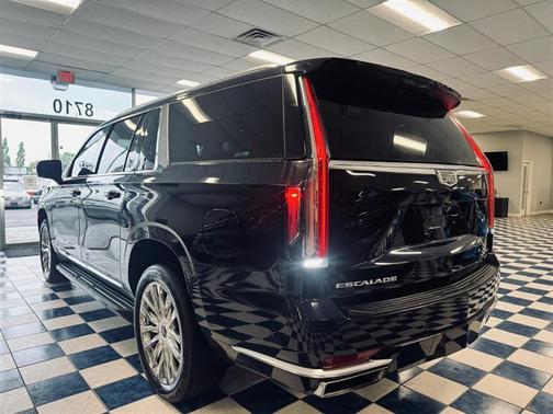 Gray 2022 Cadillac Escalade ESV Premium Luxury