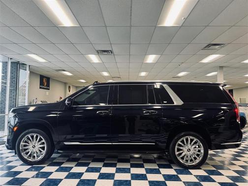 Gray 2022 Cadillac Escalade ESV Premium Luxury