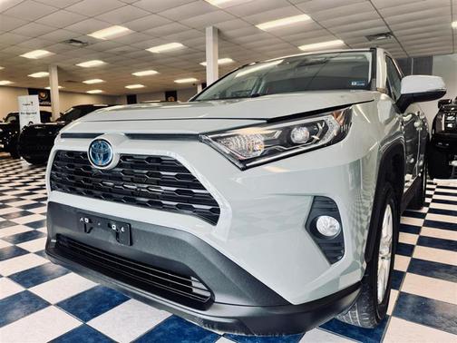 Gray 2021 Toyota RAV4 Hybrid XLE