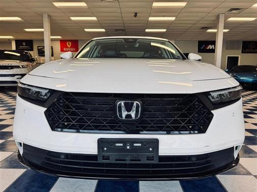 White 2023 Honda Accord Hybrid
