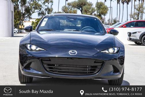 Jet Black Mica 2026 Mazda MX-5 Miata RF Grand Touring