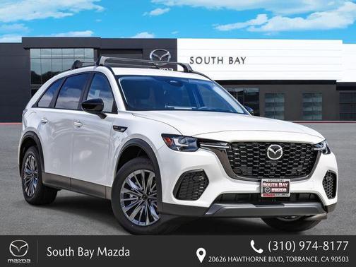 Rhodium White Premium 2026 Mazda CX-70 PHEV SC Plus