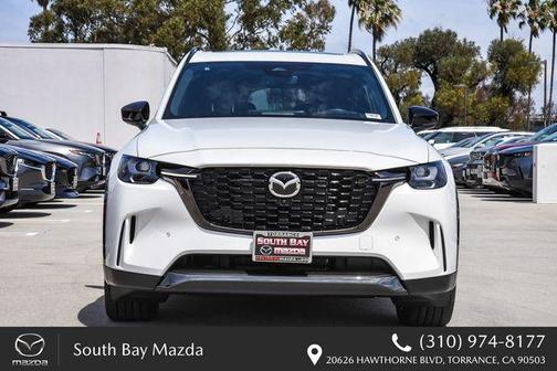 Rhodium White Premium 2026 Mazda CX-90 3.3 Turbo S Premium Sport