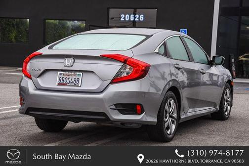 Lunar Silver Metallic 2018 Honda Civic LX