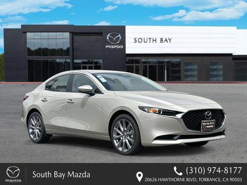 Platinum Quartz Metallic 2026 Mazda Mazda3 FWD w/Preferred Package