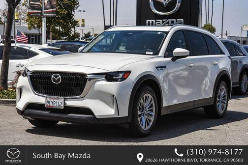 Rhodium White Premium 2024 Mazda CX-90 PHEV Preferred