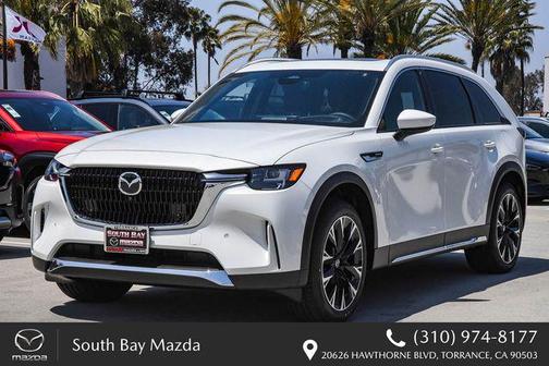Rhodium White Premium 2026 Mazda CX-90 PHEV Premium Plus