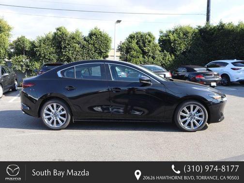 Jet Black Mica 2026 Mazda Mazda3 FWD w/Preferred Package