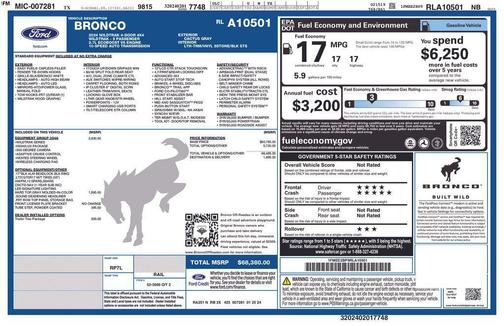 Gray 2024 Ford Bronco Wildtrak