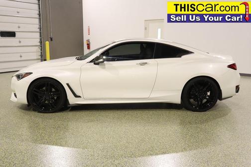 Majestic White 2019 INFINITI Q60 3.0T LUXE