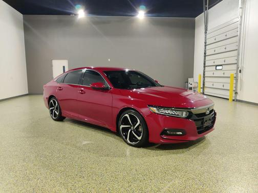 Red 2018 Honda Accord Sport