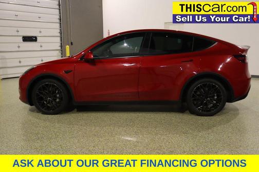 Red Multi-Coat 2022 Tesla Model Y Long Range Dual Motor All-Wheel Drive