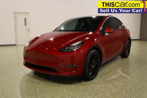 Red Multi-Coat 2022 Tesla Model Y Long Range Dual Motor All-Wheel Drive