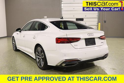 Glacier White Metallic 2021 Audi A5 Sportback 45 S Line Premium Plus