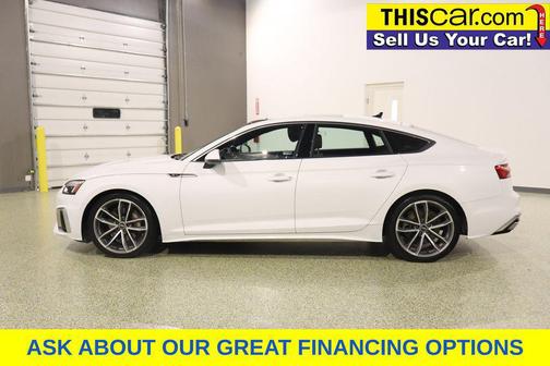 Glacier White Metallic 2021 Audi A5 Sportback 45 S Line Premium Plus