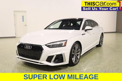 Glacier White Metallic 2021 Audi A5 Sportback 45 S Line Premium Plus