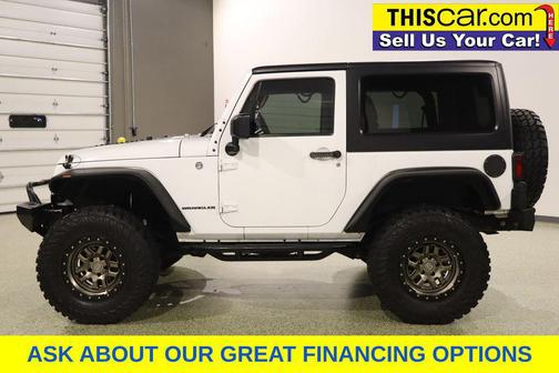 Bright White Clearcoat 2015 Jeep Wrangler Willys Wheeler
