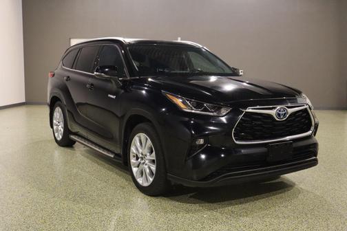 Blue 2021 Toyota Highlander Hybrid Limited