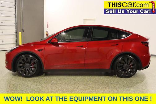 Red Multi-Coat 2023 Tesla Model Y Performance Dual Motor All-Wheel Drive