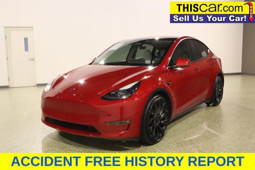 Red Multi-Coat 2023 Tesla Model Y Performance Dual Motor All-Wheel Drive