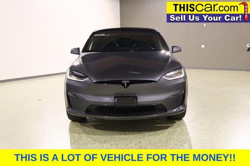 Gray 2022 Tesla Model X Plaid Tri Motor All-Wheel Drive