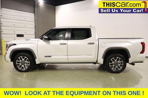 Wind Chill Pearl 2025 Toyota Tundra Hybrid 1794 Edition
