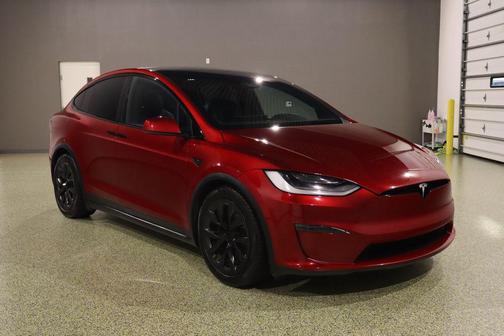 Red 2023 Tesla Model X Dual Motor All-Wheel Drive