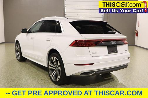White 2021 Audi Q8 55 Premium Plus