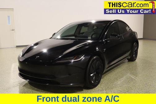 Solid Black 2024 Tesla Model 3 Long Range