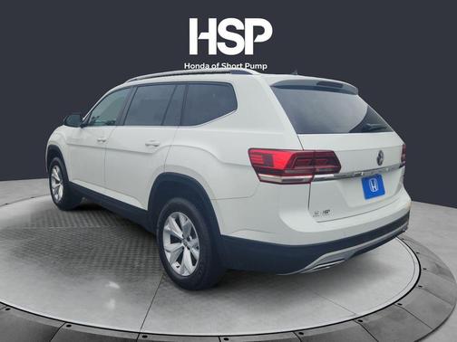 Pure White 2018 Volkswagen Atlas 3.6L Launch Edition