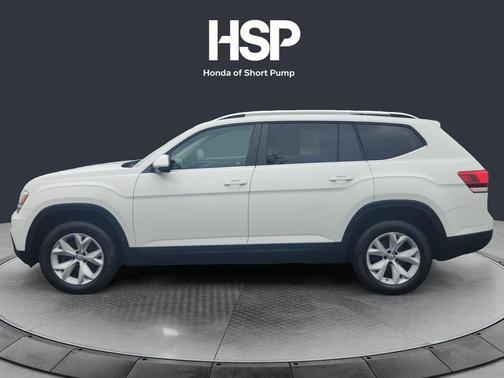 Pure White 2018 Volkswagen Atlas 3.6L Launch Edition