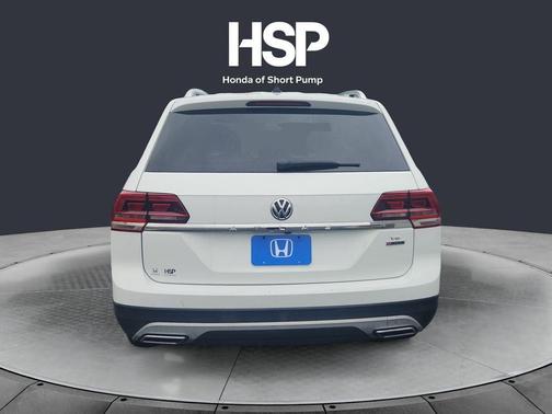 Pure White 2018 Volkswagen Atlas 3.6L Launch Edition