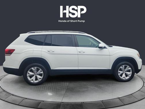 Pure White 2018 Volkswagen Atlas 3.6L Launch Edition
