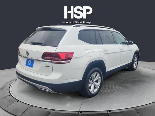 Pure White 2018 Volkswagen Atlas 3.6L Launch Edition