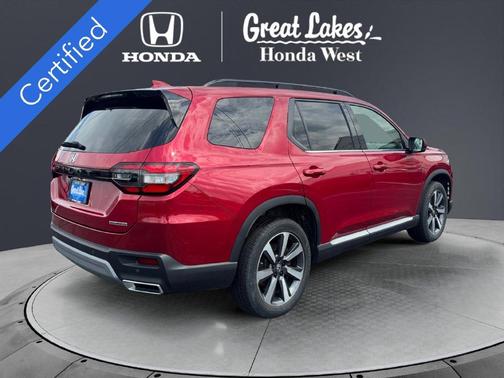 Radiant Red Metallic II 2025 Honda Pilot Touring