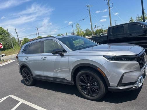 Lunar Silver Metallic 2023 Honda CR-V Hybrid Sport Touring