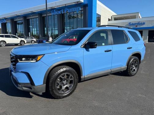 Light Blue 2025 Honda Pilot TrailSport