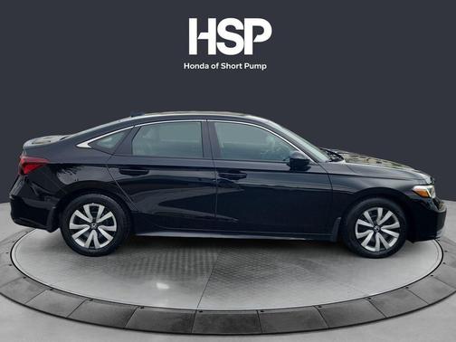 Crystal Black Pearl 2025 Honda Civic LX