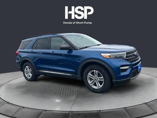 Atlas Blue Metallic 2020 Ford Explorer XLT