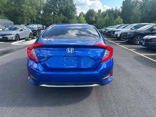 Aegean Blue Metallic 2021 Honda Civic LX