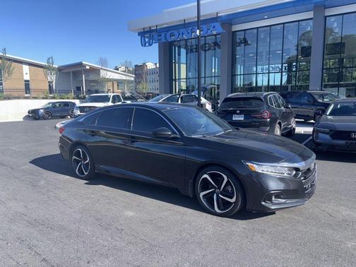 Crystal Black Pearl 2022 Honda Accord Sport 1.5T