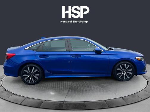 Aegean Blue Metallic 2022 Honda Civic EX