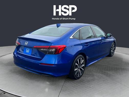 Aegean Blue Metallic 2022 Honda Civic EX