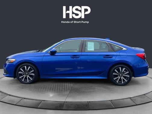 Aegean Blue Metallic 2022 Honda Civic EX