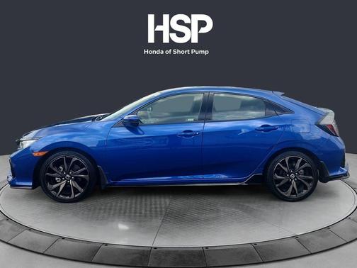 Aegean Blue Metallic 2019 Honda Civic Sport Touring
