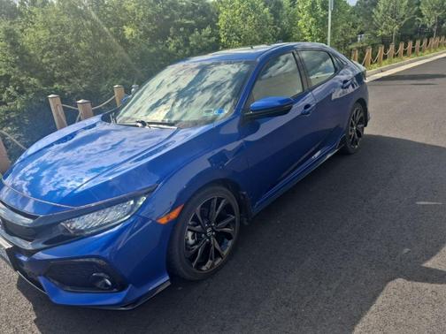 Aegean Blue Metallic 2019 Honda Civic Sport Touring