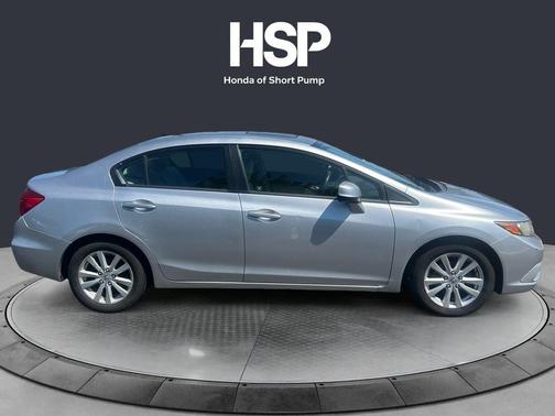 Alabaster Silver Metallic 2012 Honda Civic EX